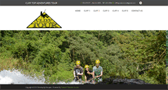 Desktop Screenshot of clifftopadventure.com